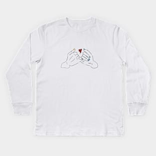 Pinky Promise for Primaries Kids Long Sleeve T-Shirt